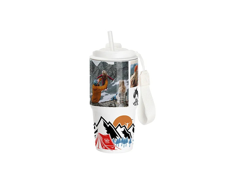 Pearl Coating™ 20oz Sublimation SS White Tumbler with Portable Lid - Pack of 4 - Joto Imaging Supplies Canada
